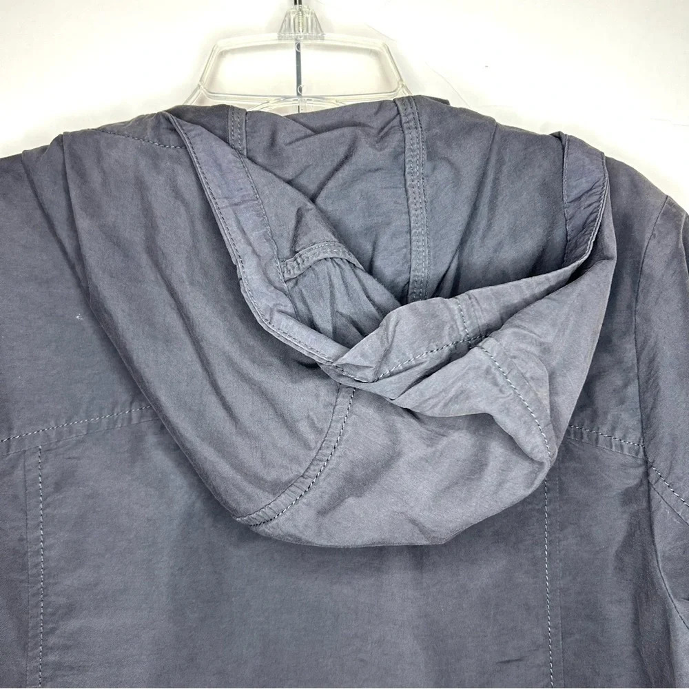 Columbia Lightweight Hooded Windbreaker Jacket Gray Women’s Small - Picture 9 of 12